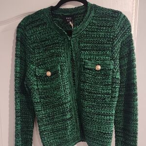 Vici Emerald Knit Cardigan
